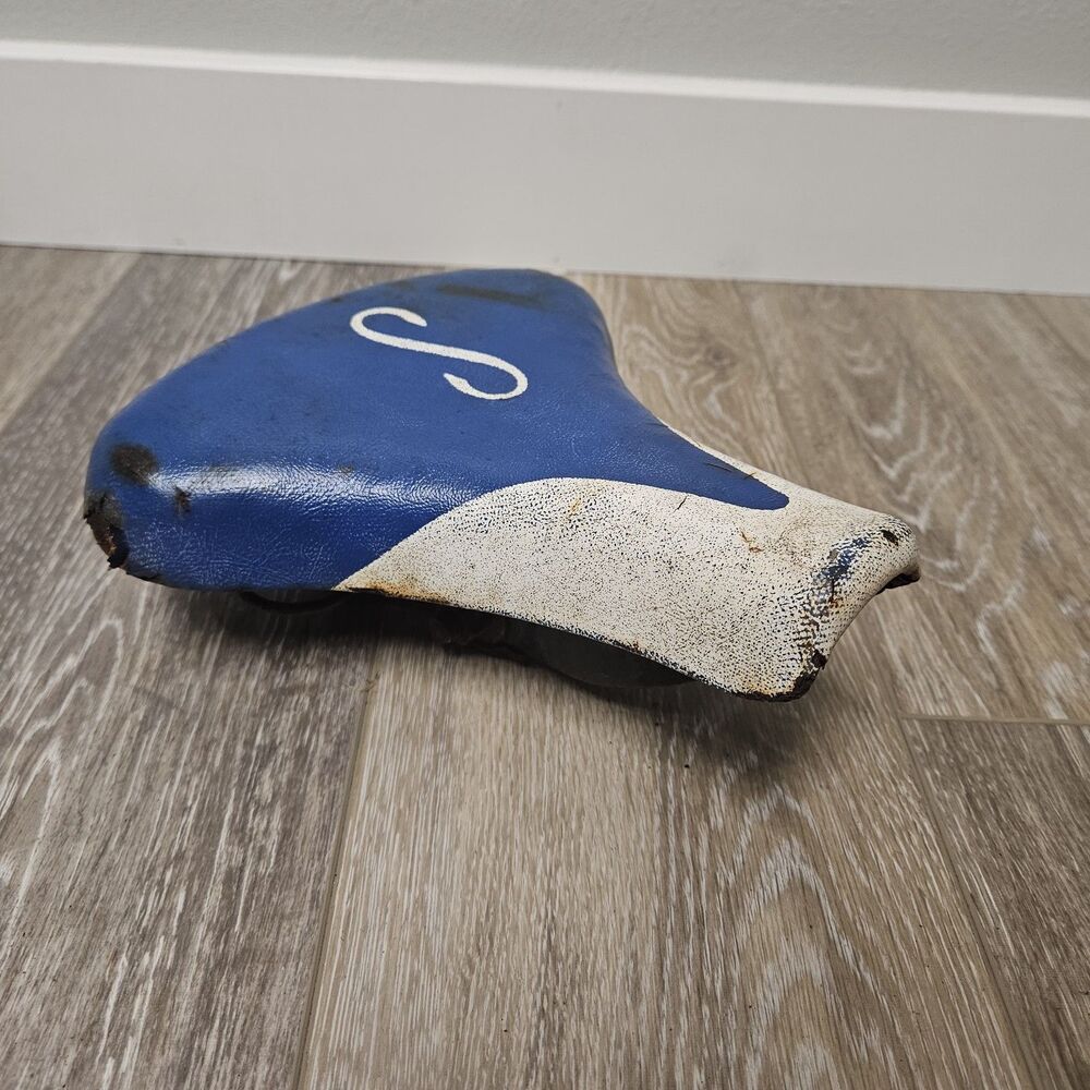 Schwinn Blue and White Bicycle Seat